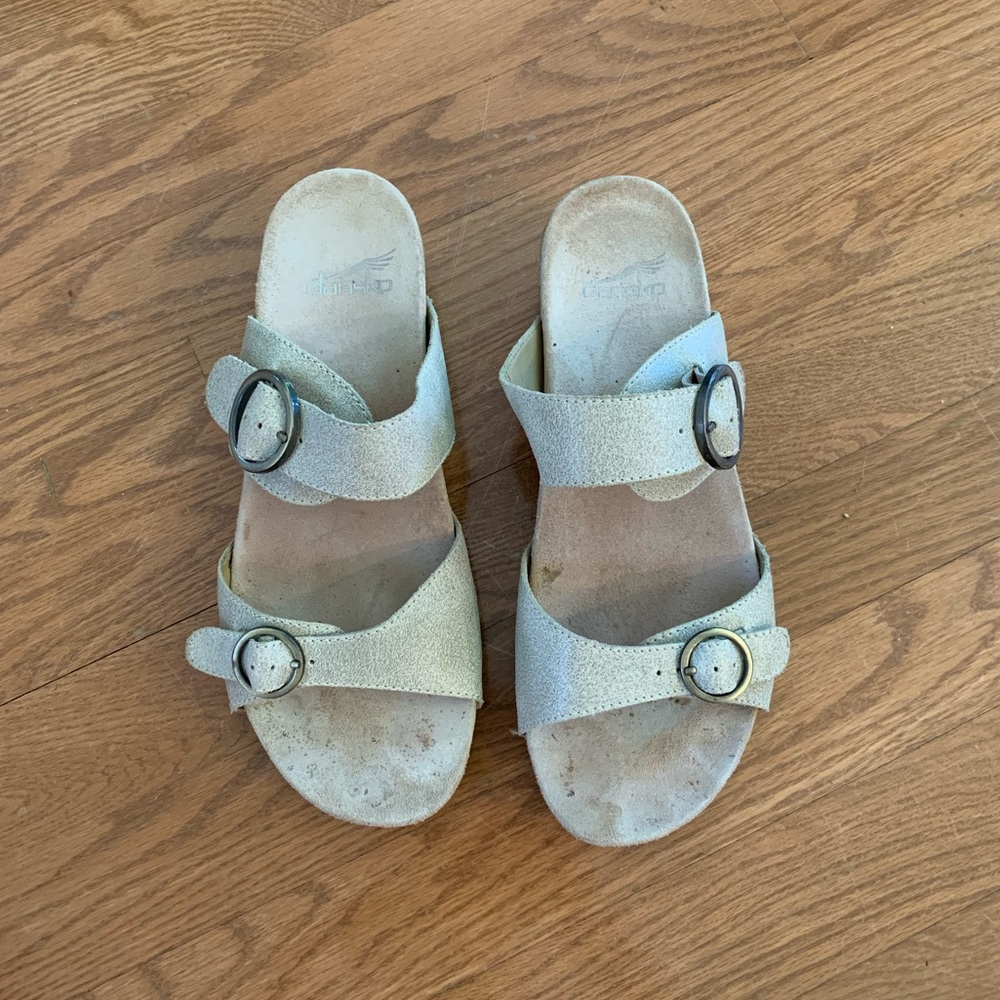 Cream Dansko 2-strap sandals - Size 39